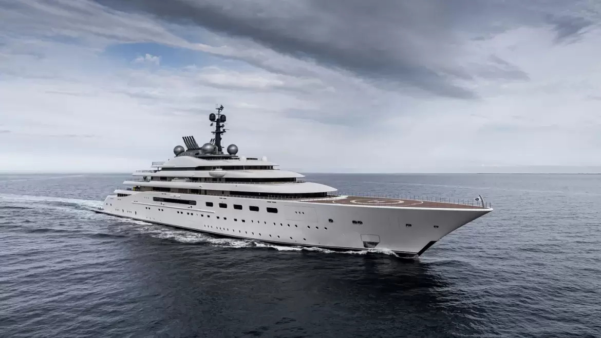 Blue: 160m Lürssen superyacht delivered