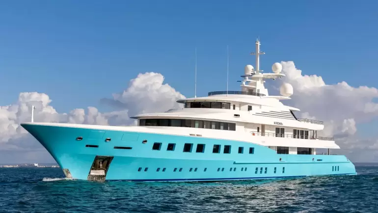 Arrested superyacht Axioma goes up for auction in Gibraltar